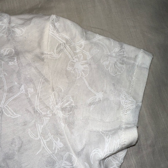 Rag and Bone Floral Burnout Tee - Picture 5 of 6